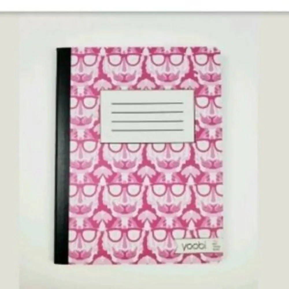 4pk Yoobi college ruled composition book